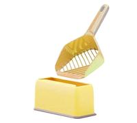 Tewzafiya Cat Excrement Scoop, Deep Lifter Sieve for Litter Box with Long Handle, Lightweight Multi-Purpose Accessory for Pet Hygienic Cleaning