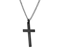 Tewzafiya Christian Necklace for Men, Christian Necklace for Men | Christian Men Pendants Stainless Steel Chain Necklaces Rustproof - Men's Rot Proof All-Match Pendant, Fare riferimento alla