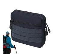 Tewzafiya Heavy Duty Camping Bag, Tool Storage Bag | Top Tool Urgent Closed | Hardware Organizer with Reflective Strip for Storage, Repair to, Black, riferimento alla descrizione, Please refer to