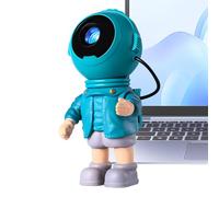 Tewzafiya Night Lights Projector Lamp, Lunaire Lamp for Children's Room, USB Night Lamp with Colorful Projections for Home, Bedroom, Living Room and Work Environment