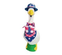 Tewzafiya Outfit Geese, Clothes Porch Geese,YARD OLE COSTUMENT 4 JULY | Yard Garden Decoration Accessories, Patio Figurines Decoration Clothes