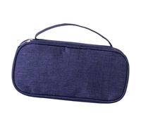 Tewzafiya Pencil Case, Pencil Case with Zipper - Pen Case Pencil Case Pen Bag with Handle, Sturdy Makeup Bag Office Stationery Case, blue navy, Fare riferimento alla descrizione, Please refer to
