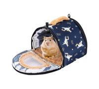 Tewzafiya Pet Carrier Bag, Hamster Carry Bag - Semi-Closed Transport Hedgehog Carrier - CAME CAME CAME HOT HEAD FOR THE MICE CENCHILLAS