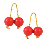 Tewzafiya Rhythmic Ball Kashaka Instrument, Kashaka Shaker Rhythmic | African Shaker Musical Instrument | Double Pumpkin ABS 2 Pair Rhythmic Bale, Hand Percussion Instruments for Lovers