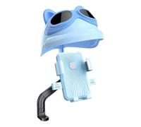 Tewzafiya Scooter Phone Mount, Electric Scooter Phone Mount,360 Degree Rotatable Anti-Shake Smartphone Holder - Waterproof Solar Scooter Phone Clip for Various