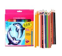 Tewzafiya Set of Coloured Pencils - 24 Pieces School Pencil Set, Drawing Pen for Painting Sketches Artworks