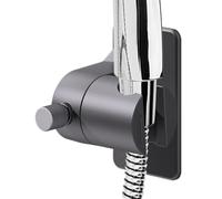 Tewzafiya Shower Operation, Handheld Shower Wall Mount - Strong Adhesive Stackt Wall Mount Handheld Shower Wand, No Installation and Assembly Kit for the
