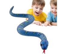 Tewzafiya Snake Stuffed, Plush Snake Plush, PART COBRA PRANK PROPS, 39 Inch Plush Fake Plush Christmas Cobra Plush Toy for Boys Girls Boys