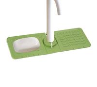Tewzafiya Tap Mat, Splash Guard for Tap - Water Catcher Mat for Silicone Tap, Drip Tray with Tap Handle with Round Hole Mat for