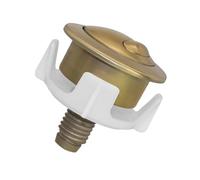 Tewzafiya Toilet Cistern Button, Durable Push Button with Drain Option, Replacement Solution for Bathroom Home Maintenance