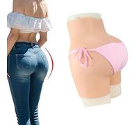 Tex-Eorey Silicone Butt Pants Hips Lifter Hip Enhancer Underwear Male to Female Fake Ass Control Panty for Crossdresser Drag Queen,Natrual,basics