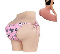 Tex-Eorey Silicone Hip Vagina Panty Butt Enhancer Lifter Padded Gaff Briefs for Transgender Cosplay Crossdresser,Wheat(upgrades)