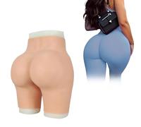 Tex-Eorey Silicone Push Up Butt Lifter Panties Realistic Fake Vagina Panty Hip Control Enhancement Pants for Drag Queen Cosplay,Wheat(basics)