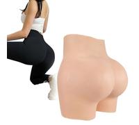 Tex-Eorey Silicone Vagina Panty Hip Enhancer Padded Shaper Shorts Fake Pussy Hiding Gaff Boxer Briefs for Transgender,Brown(basics)