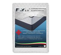 tex family Elasticated Mattress Protector Fly 2.0 Jacquard Terry with Corners Single