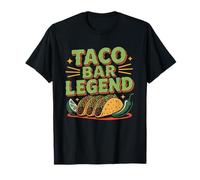 Tex Mex Grandpa Backyard Taco Bar Legend Dad Cookout T-Shirt