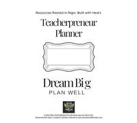 TexapreneurED™ Teacherpreneur Planner: Color Edition: Rooted in Rigor, Built with Heart