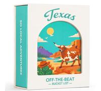 Texas Adventure Bucket List Cards, 50 Scratch-Off Cards by State
