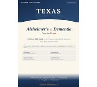 Texas Alzheimer’s & Dementia Family Guide | Medicaid, STAR+PLUS and Legal Planning | 2026 Edition: A Plain-Talk Guide to Care, Benefits, and Peace of Mind in Texas