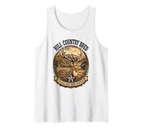 Texas Axis Deer Hunter Hill Country Bred Lone Star State Tank Top