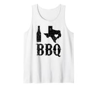 Texas BBQ Barbecue Graphic Tank Top