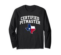 Texas BBQ Certified Pitmaster Long Sleeve T-Shirt