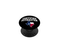 Texas BBQ Certified Pitmaster PopSockets Adhesive PopGrip