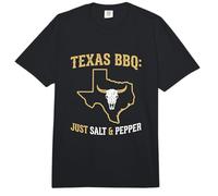 Texas BBQ Just Salt and Pepper Authentic Pitmaster Grilling Comfort Colors Adult Heavyweight T-Shirt