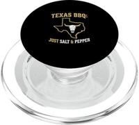 Texas BBQ Just Salt and Pepper Authentic Pitmaster Grilling PopSockets PopGrip for MagSafe