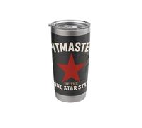 Texas BBQ Legend Pitmaster Grill Master Smoked Brisket Gift Stainless Steel Insulated Tumbler