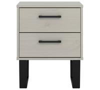 Texas Bedside Cabinet - 2 Drawer - Grey