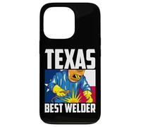 Texas Best Welder Ironworker Ironsmith Texan Flag Welding Case for iPhone 13 Pro