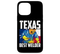 Texas Best Welder Ironworker Ironsmith Texan Flag Welding Case for iPhone 13 Pro Max
