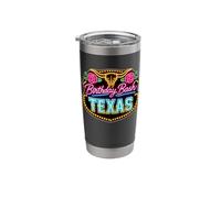 Texas Birthday Bash Party Funny Floral Vintage Stainless Steel Insulated Tumbler