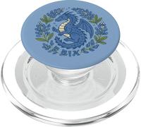 Texas Bluebonnets Dragon Nerdy Texans Artwork Texan PopSockets PopGrip for MagSafe