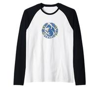 Texas Bluebonnets Dragon Nerdy Texans Artwork Texan Raglan Baseball Tee