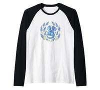 Texas Bluebonnets Dragon Nerdy Texans Artwork Texan Raglan Baseball Tee