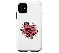 Texas Born and Bred Leopard Pattern Lone Southern Girl Case for iPhone 11