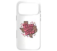 Texas Born and Bred Leopard Pattern Lone Southern Girl Case for iPhone 17 Pro Max