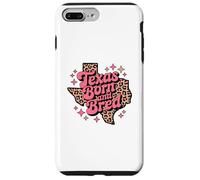 Texas Born and Bred Leopard Pattern Lone Southern Girl Case for iPhone 7 Plus/8 Plus