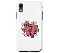 Texas Born and Bred Leopard Pattern Lone Southern Girl Case for iPhone XR