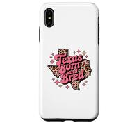 Texas Born and Bred Leopard Pattern Lone Southern Girl Case for iPhone XS Max