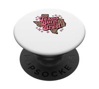 Texas Born and Bred Leopard Pattern Lone Southern Girl PopSockets Adhesive PopGrip