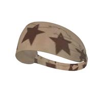 Texas Brown Rusty Stars Primitive Country Unisex Headband Quick-Dry Sweat Bands Breathable Sweatband For Fitness Cycling Outdoor Activities