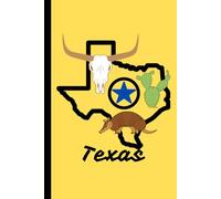 Texas Cactus Long Horn Notebook: 6x9, 100 Pages, Lined Paper, Office Products, Office Supplies, Notebook & Writing Pads