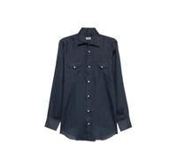 Texas Camicia - male - Sartorio Napoli - Denim Shirts - Blue - M - Shirts M