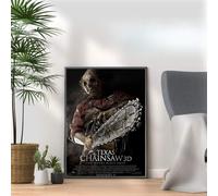 Texas Chainsaw 3D, Horror Movie Print, Scary Thriller Film Poster, A4 and A3 Size Frame Options Available,Great Home, Pub, Café, Bar Wall Art Print, House gift for horror lovers (A3 Print Only)