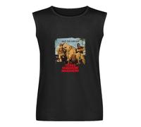 Texas Chainsaw Massacre Meat The Sawyers Unisex Vest Tank Tops Printed Mens Black Sleeveless T-Shirt L