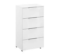 Texas Chest - 4 Drawer - Narrow - Alpine White