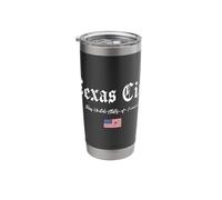 Texas City Gothic Design Stainless Steel Insulated Tumbler